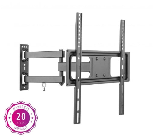 Classic Full-Motion TV Wall Mount black VESA: 200x200,300x300,400x200,400x400
