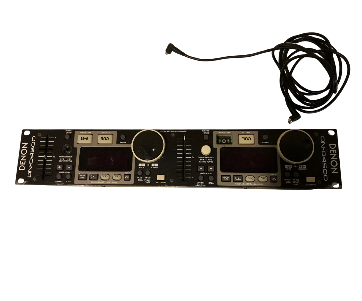 Denon DJ DN-D4500 Dual CD and MP3 Player