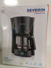 Ecost Customer Return, SEVERIN KA 4815 Type Coffee Machine for Ground Filter Coffee 10 Cups with Gla