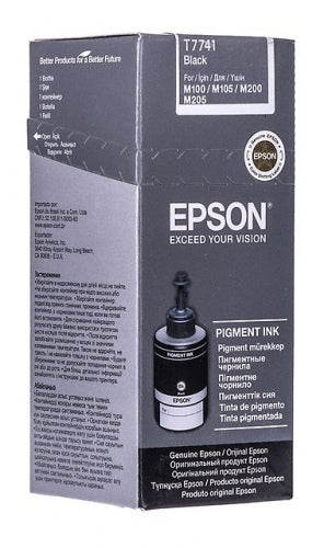 Epson T7741 (C13T77414A) Ink Refill Bottle, Black