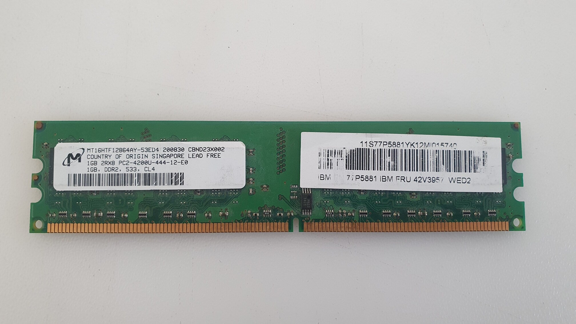 Micron Technology MT16HTF12864AY-53ED4 Memory