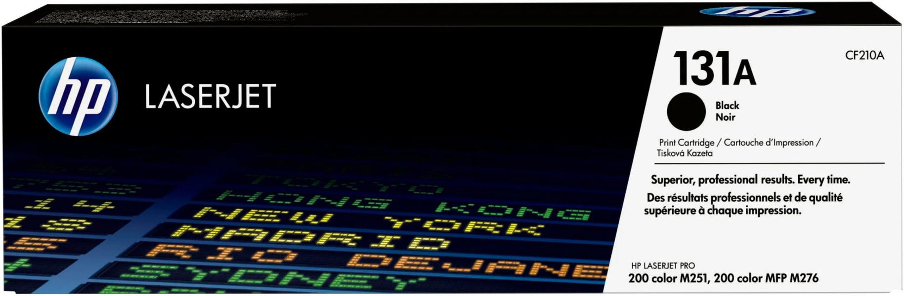 HP 131A (CF210A) black toner cartridge - open box