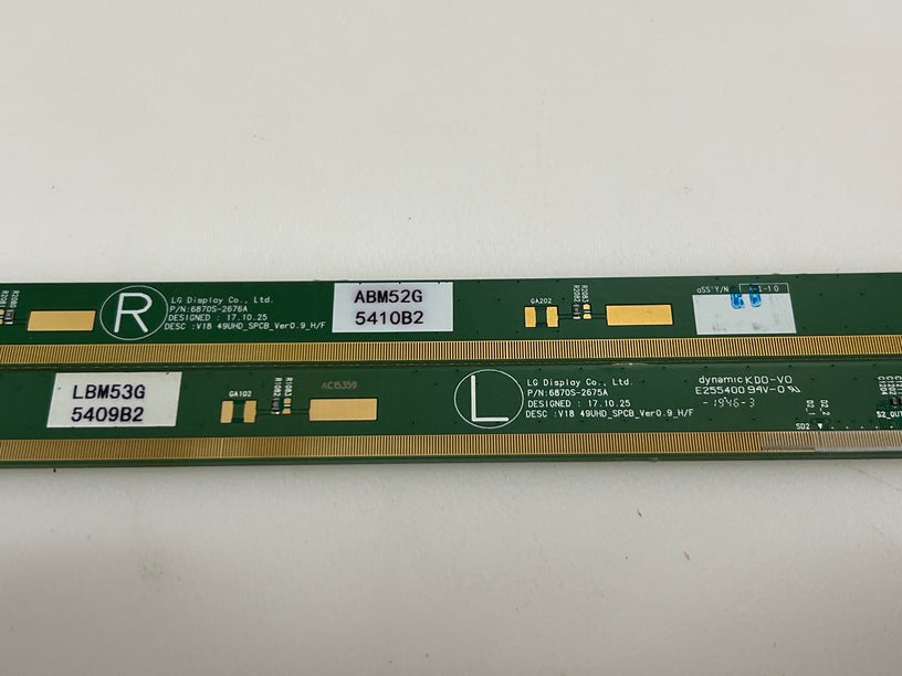 6870S-2676A / 6870S-2675A matrix boards for LG 49UM7400PLB