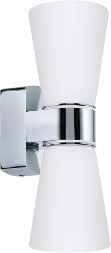 Ecost customer return EGLO 94989 wall lamp, Fonte d'Aluminium, 5 W, chrome