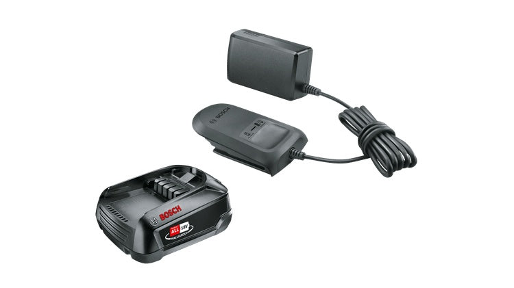 Bosch 1600A02625 Battery Starter Set 18V Alliance, PBA 18V 2.5Ah Battery + AL 18V-20 Charger