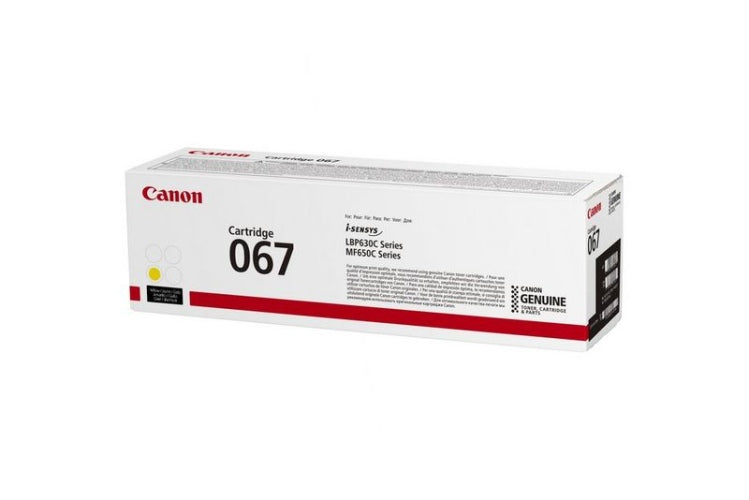 Canon 067 (5099C002) toner cartridge, Yellow (1250 pages)