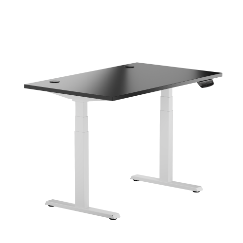 Adjustable Height Table Up Up Thor White, Table top M Black