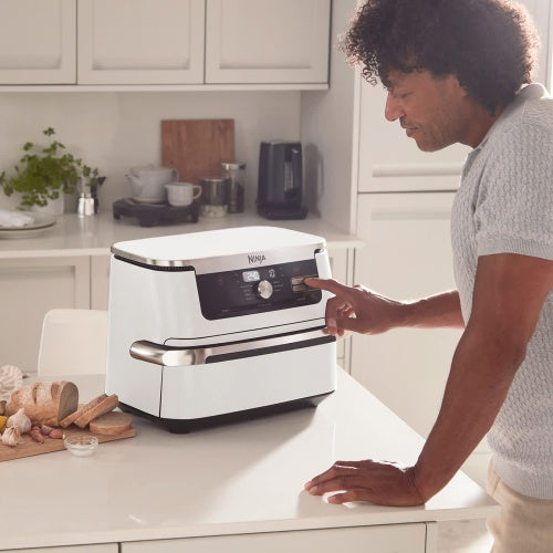 Ninja AF500EUWH Hot Air Fryer 10.4 L, 2470 W, White