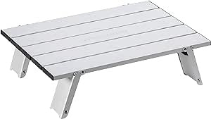 Ecost customer return Grand Canyon Tucket Table Micro Camping, Silver