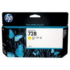 HP 728 (F9J65A) Ink Cartridge, Yellow