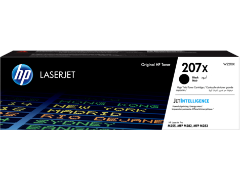 HP 207X (W2210X) Toner Cartridge, Black