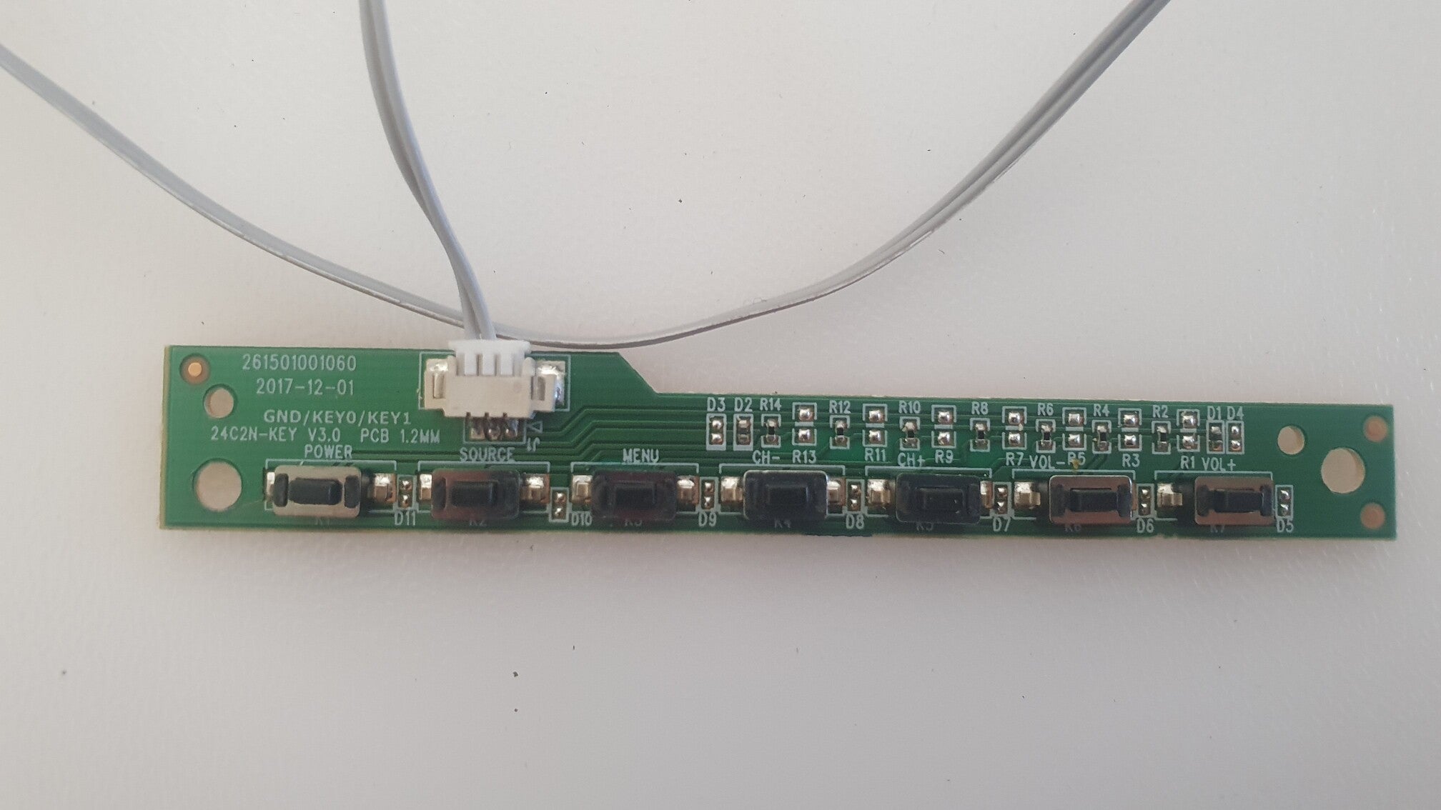 IR Sensor and Button 261501001060, 6502K24C200021 for HKC 24C2NB