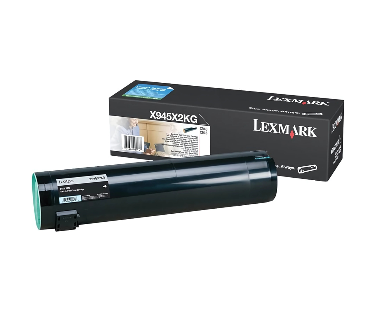 Original LEXMARK X945X2KG BLACK toner cartridge