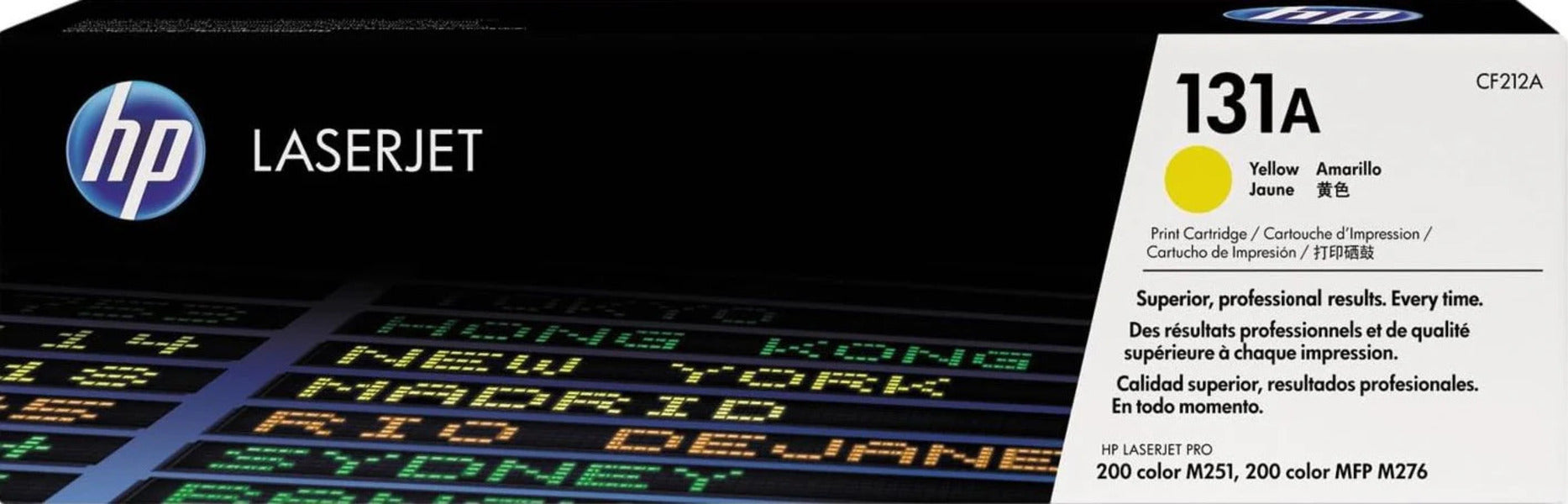 HP 131A Yellow Original LaserJet Toner Cartridge CF212A - open box