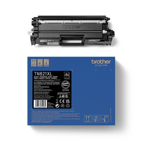 Brother TN-821XLBK (TN821XLBK) Toner Cartridge, Black