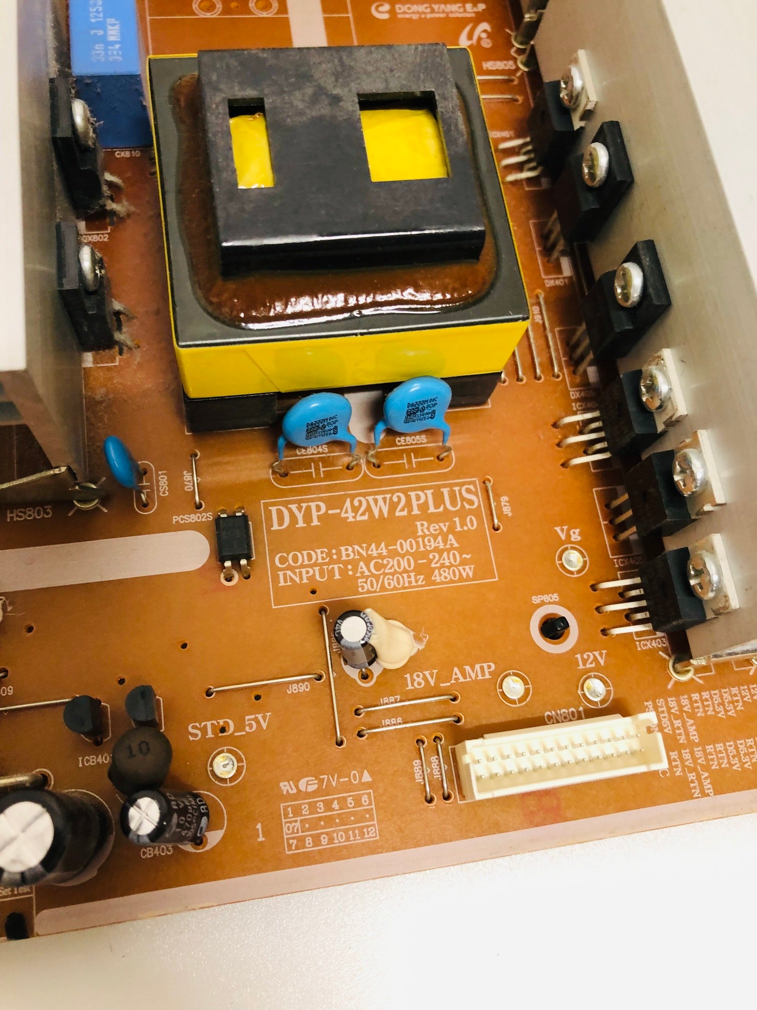 Samsung TV BN44-00194A DYP-42W2PLUS power supply