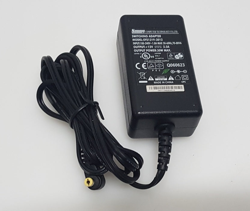 Sunny SYS1319-30121 2V DC 2.5A 30W AC Adapter