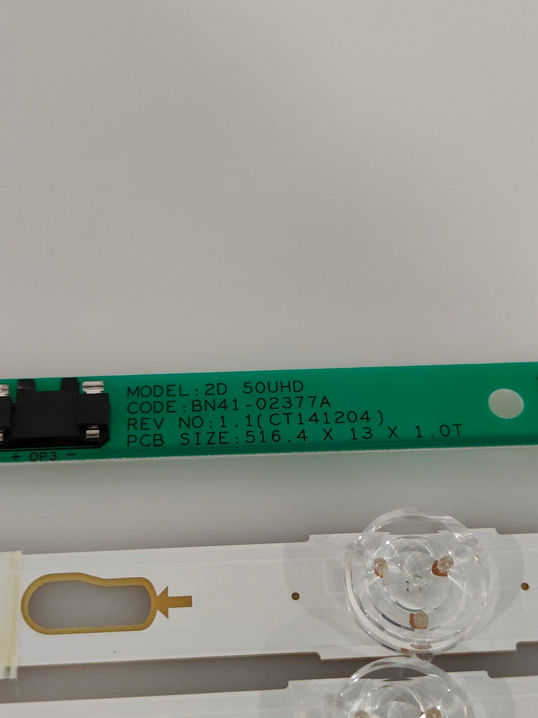 Backlight – LM41-00254A 6 long strips 6 short SAMSUNG UE50KU6072U