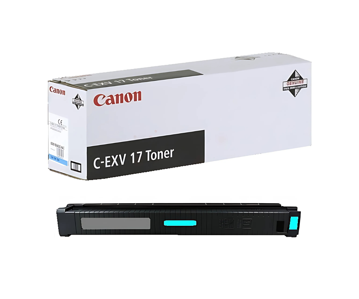 Original Canon C-EXV 17 CYAN toner cartridge
