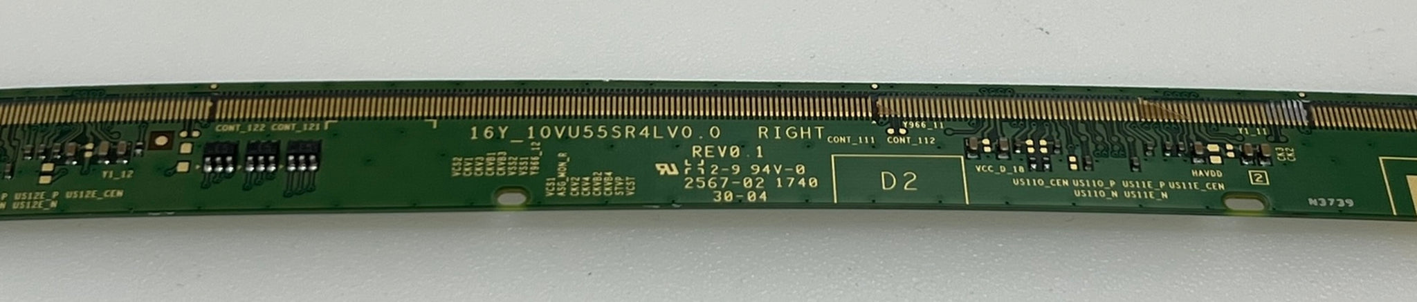 Matrix Board 16Y_10VU55SR4LV0.0 RIGHT for Samsung UE55MU8002T
