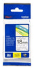 Brother TZe-141 (TZE141) Laminated Label Tape cassette P-touch, Black on Clear 18mm, 8m