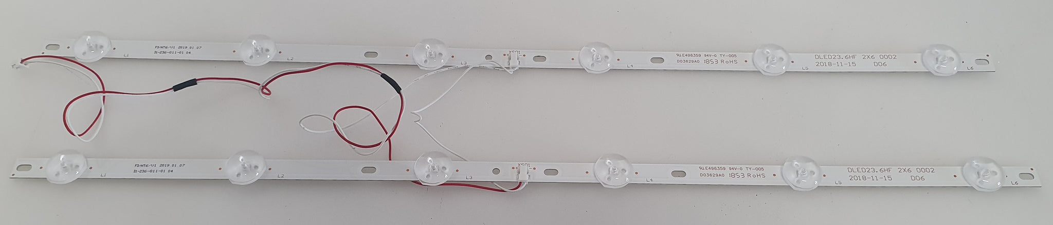 Backlights DLED23.6HF 2x6 0002 for Schneider LD24-SCH13WHT