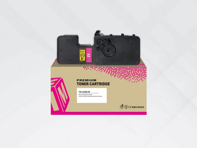 Compatible HYB Kyocera TK-5240M (1T02R7BNL0) Toner Cartridge, Magenta