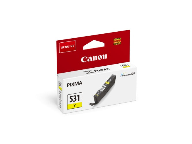 Canon CLI-531Y (6121C001) Ink Cartridge, Yellow