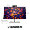 HP Z24m G3 Monitor 23.8'' IPS QHD 2560x1440, 5 ms, 400 cd/m2, 90 Hz, Silver