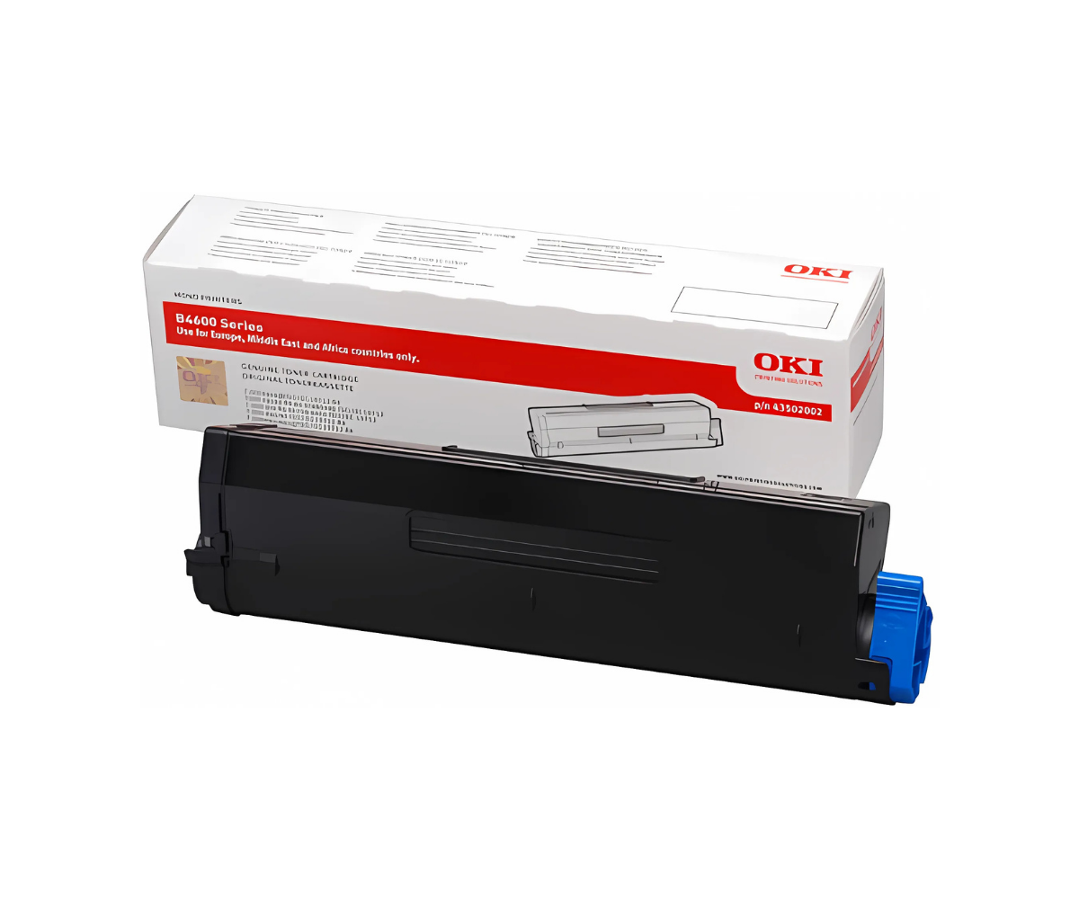 Original OKI B4600 43502002 BLACK Toner Cartridge