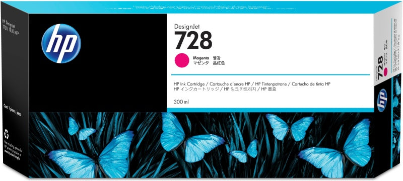HP 728 (F9K16A) Ink Cartridge, Magenta