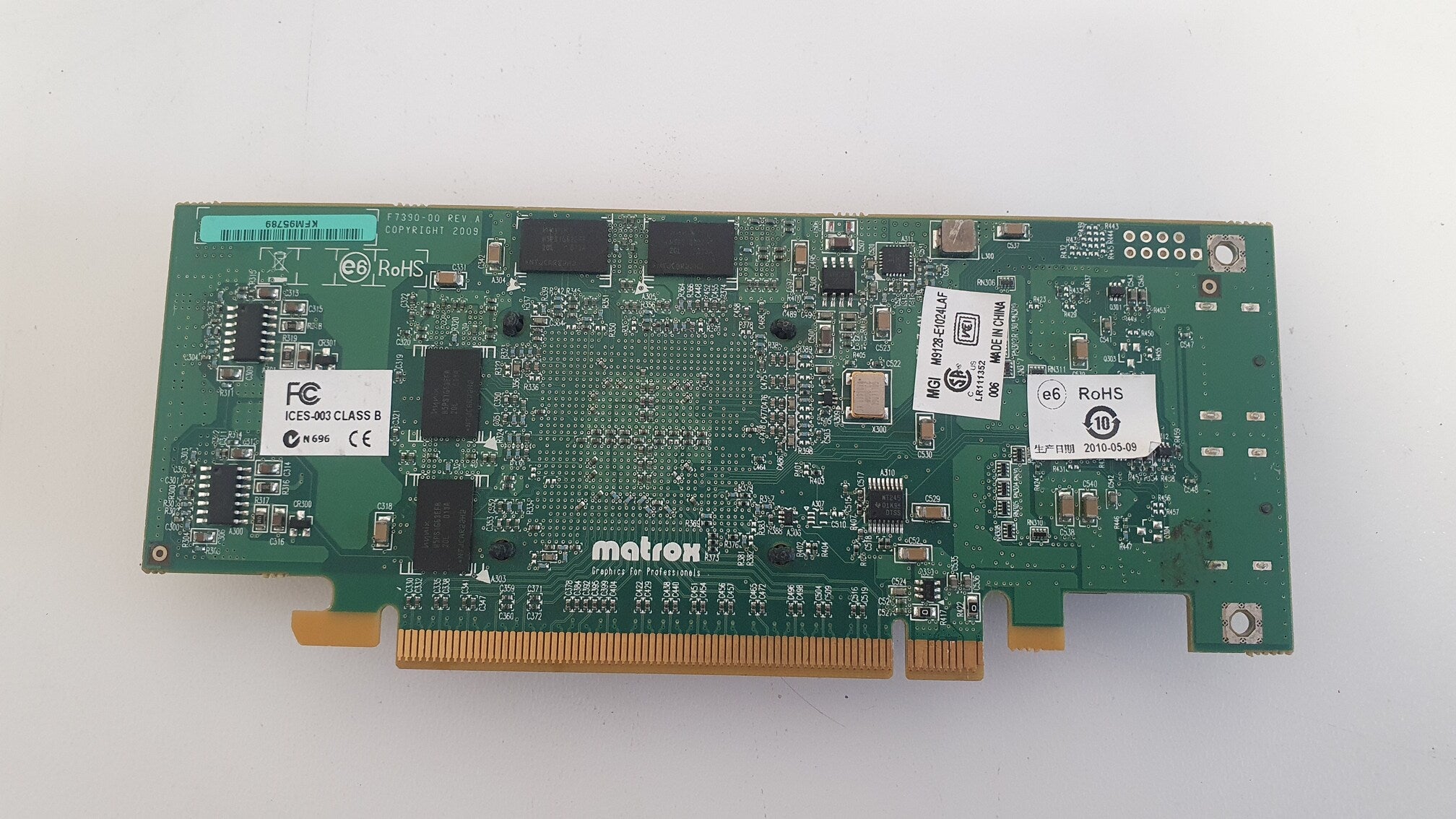 Matrox M9128-E1024LAF Graphics Card Without Port Bracket