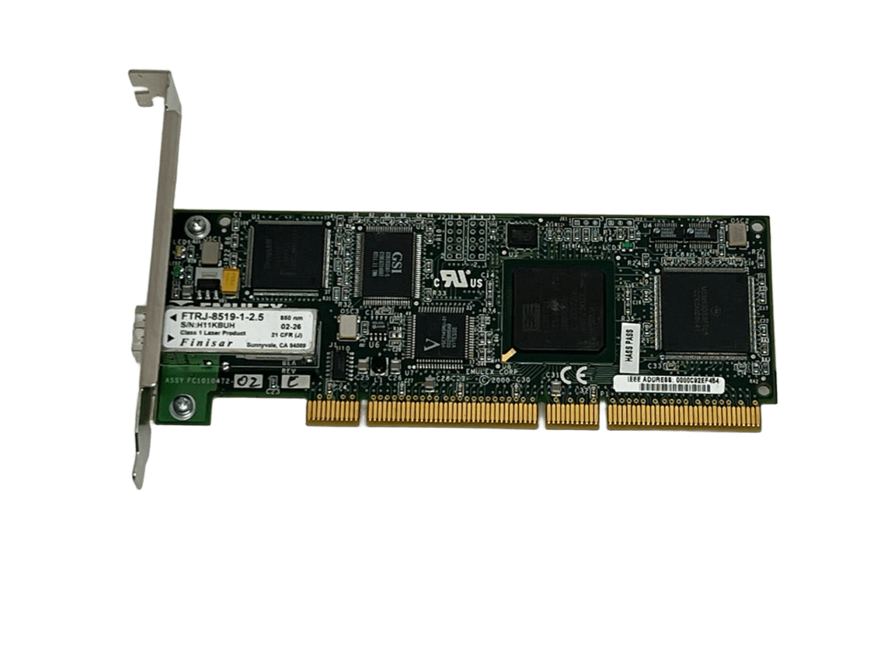 Finisar 2GB Fibre Transceiver Card PCI FTRJ-8519-1-2.5