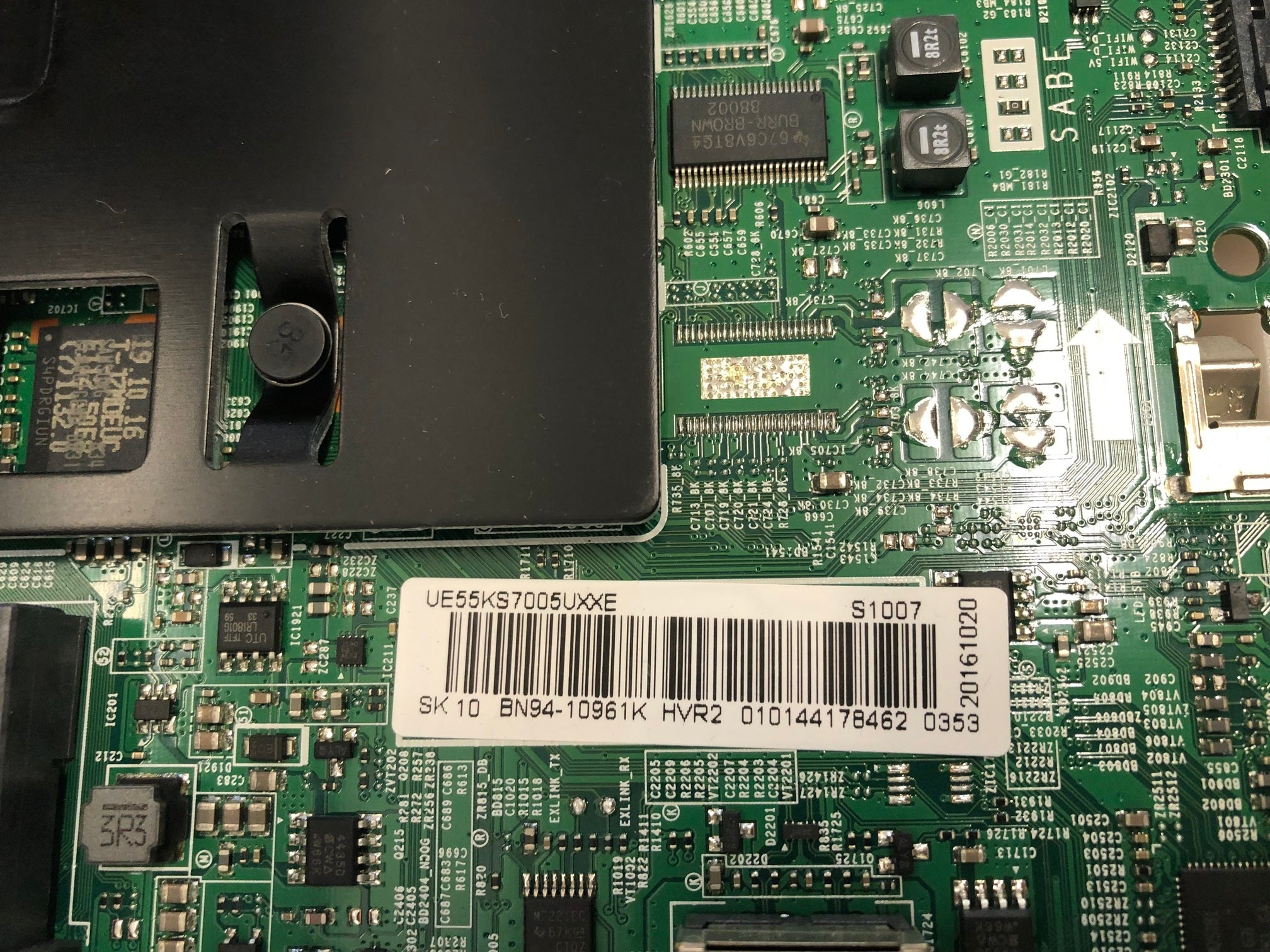 BN41-02504A BN94-10961K mainboard (DEFECT - FOR SPARE PARTS ONLY) Samsung UE55KS7005U