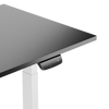 Adjustable Height Table Up Up Thor White, Table top L Black
