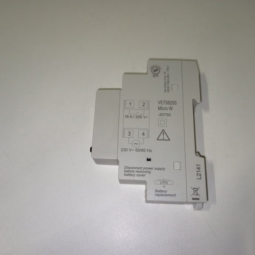 Ecost customer return Vemer VE758200 Digital Timer Switch with Week Program For TopHat Rail, Light G