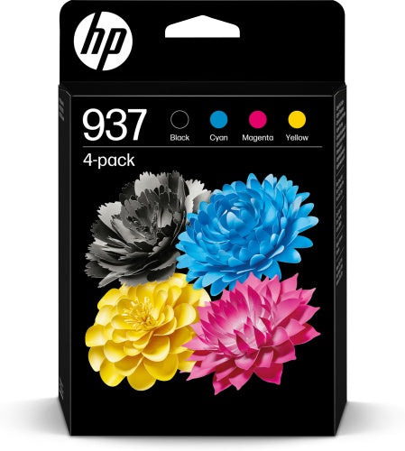 HP 937 CMYK (6C400NE) Ink Cartridge Multipack, C/M/Y/BK