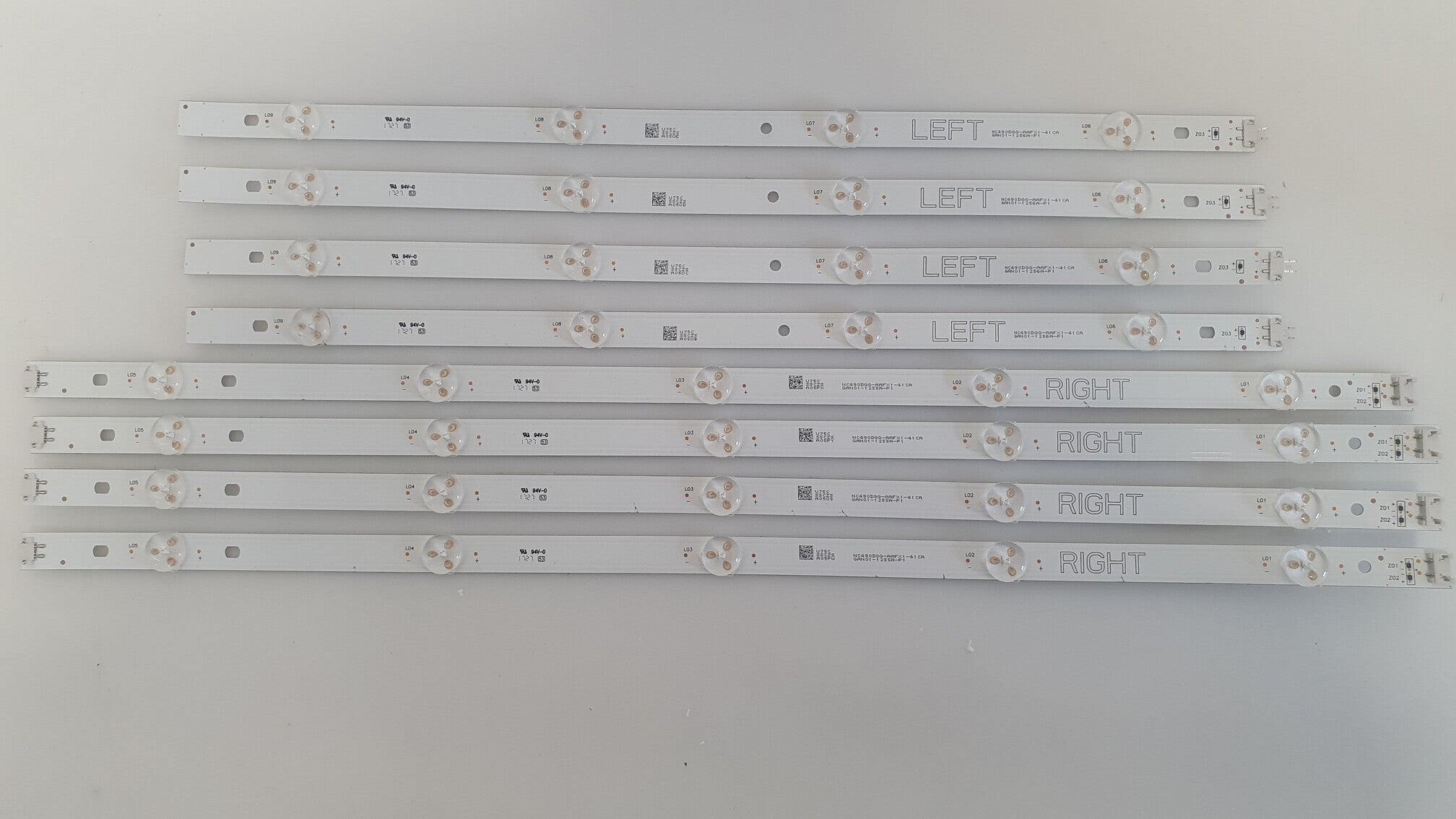 NC490DGG-AAFX1-41 backlights for LG 49UJ630V (8 pcs)