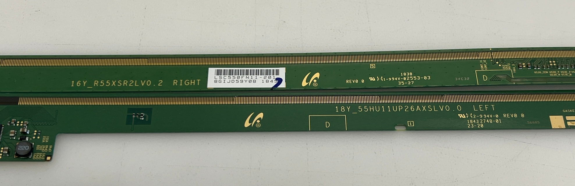 Matrix buffer boards 16Y_R55XSR2LV0.2 18Y_55HU11UP26AXSLV0.0 for HITACHI 55HK6000