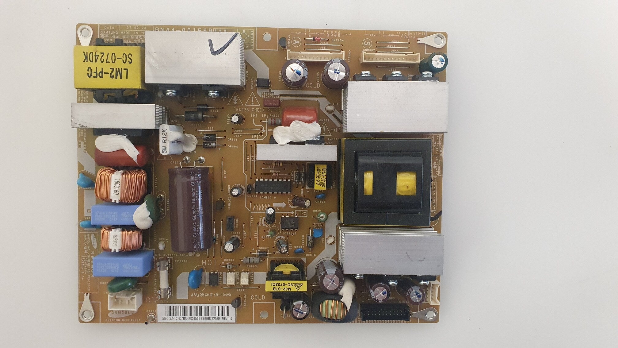 Samsung PSLF2015020 power supply BN44-00156B (defective - for spare parts)