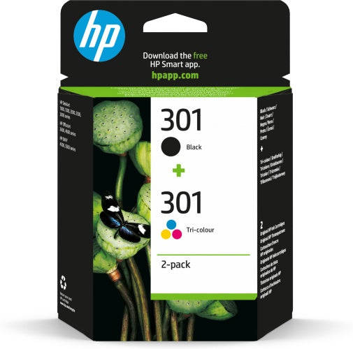HP 301 (N9J72AE) Ink Cartridge Multipack, BK/CMY (SPEC)