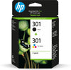 HP 301 (N9J72AE) Ink Cartridge Multipack, BK/CMY (SPEC)
