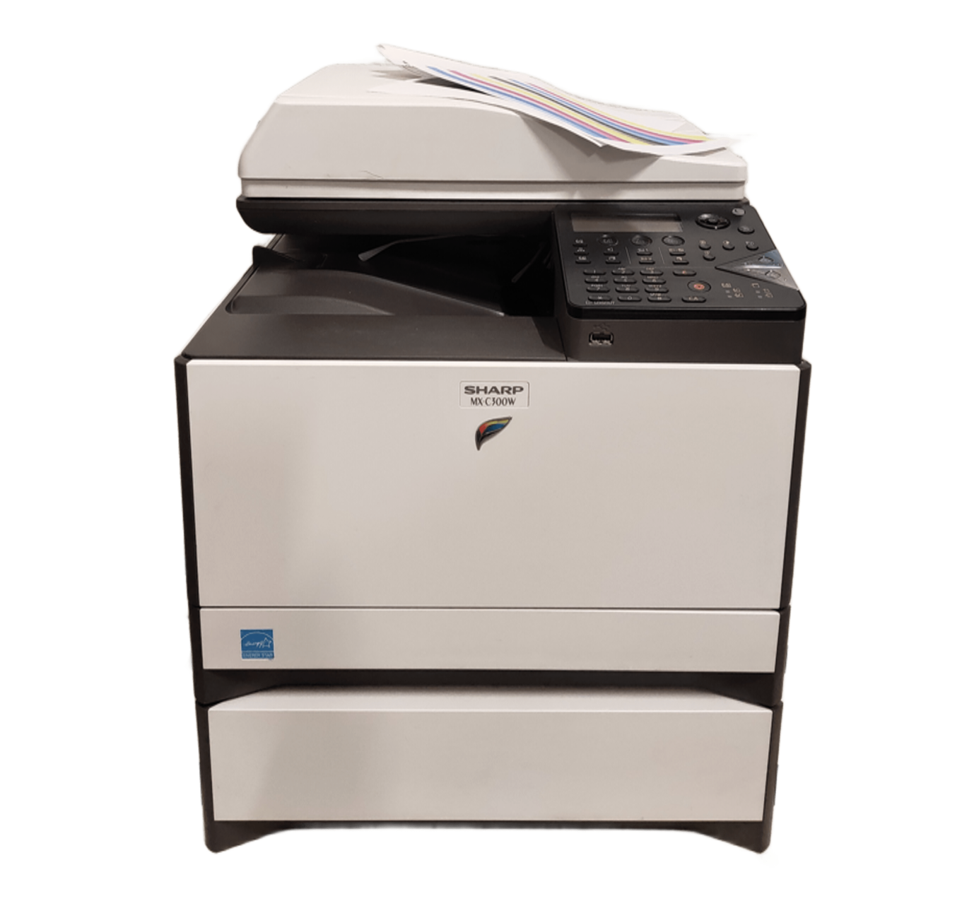 Sharp MX-C300W Color Multifunction Printer, 44K copies