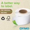 Dymo 99010 (S0722370) Labels 28 x 89mm, 2 rolls x 130 labels, White