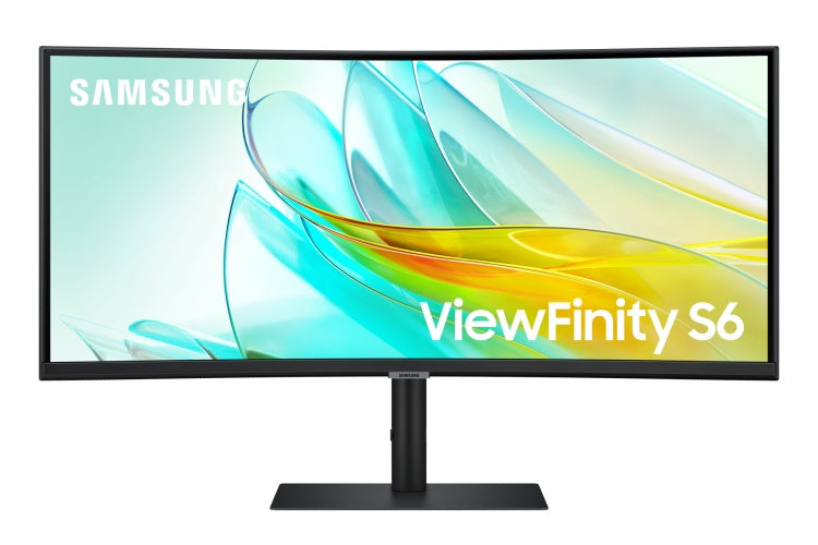 Samsung ViewFinity S6 S34C652UAU Monitor 34'' VA, UWQHD 3440x1440, 5 ms, 350 cd/m2, 100 Hz, Black