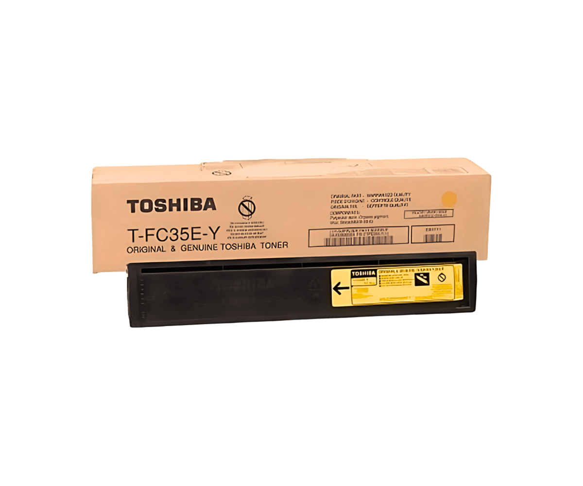 Original TOSHIBA T-FC35E-Y YELLOW Toner Cartridge