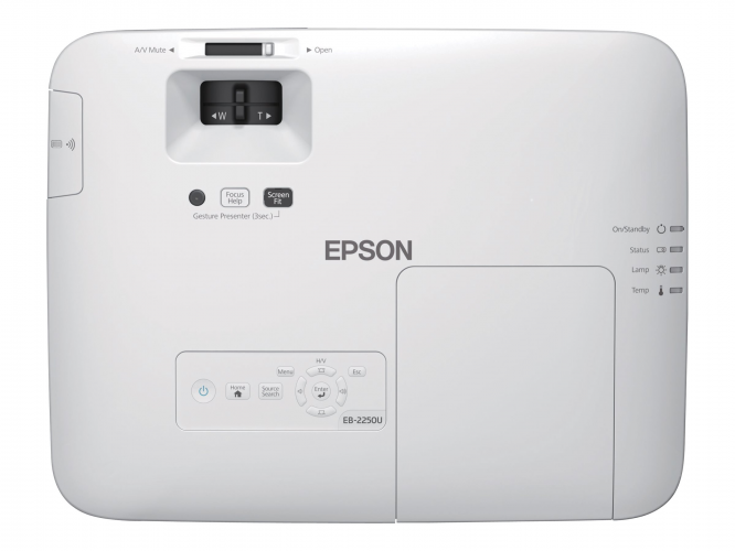 Projector Epson EB-2250U 3LCD 5000 Lumens WUXGA (1920 x 1200) 16:10 1080p LAN