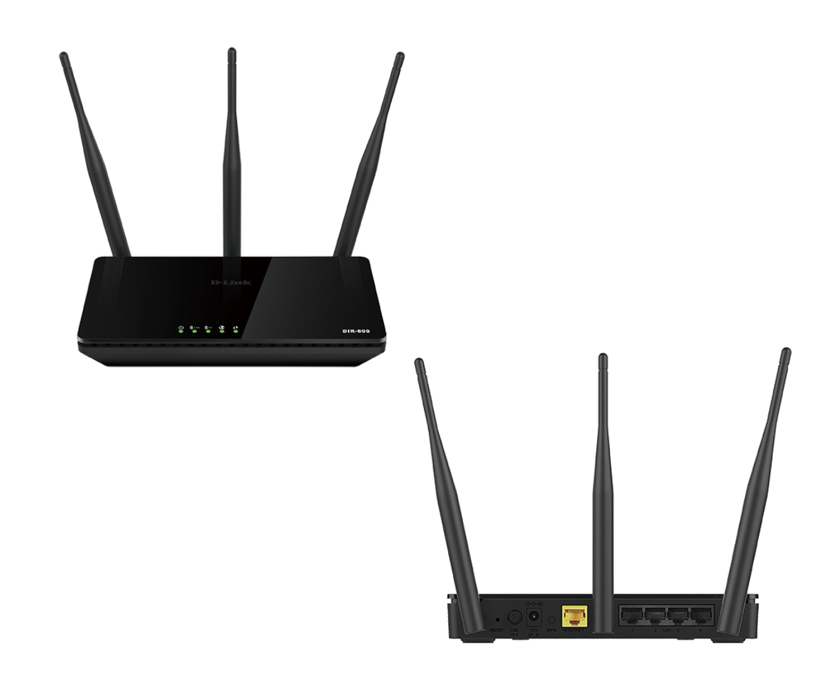 Wireless AC750 Dual Band Router DIR-809