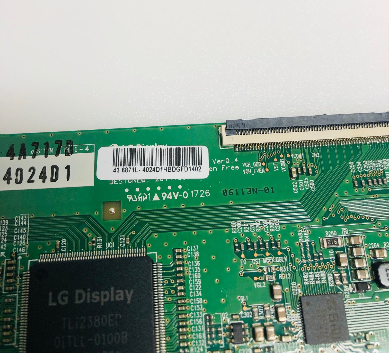 436871L t-con board for Finlux FIN43UTV760BK