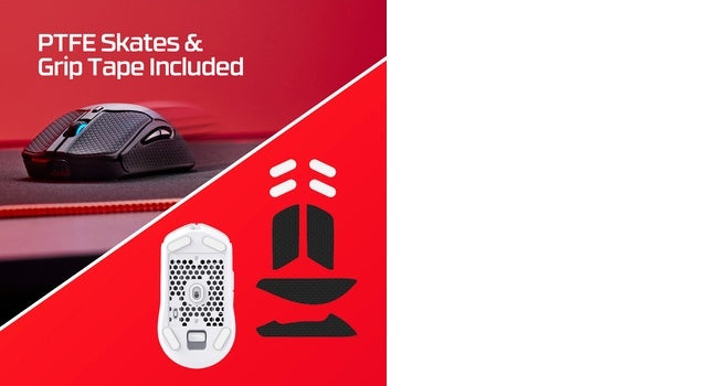 HyperX Pulsefire Haste 2 Wireless Gaming Mouse RF Wireless+Bluetooth, 26000 DPI, RGB Lighting, Black